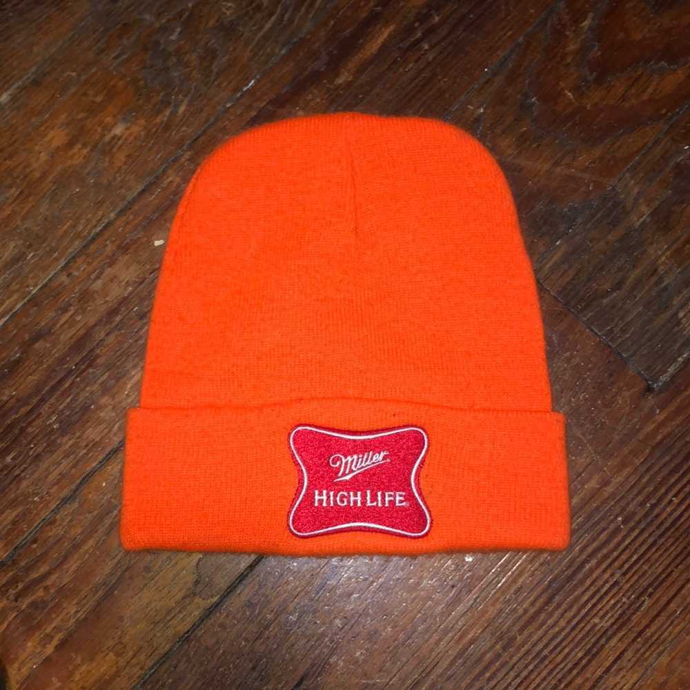 Orange beanie